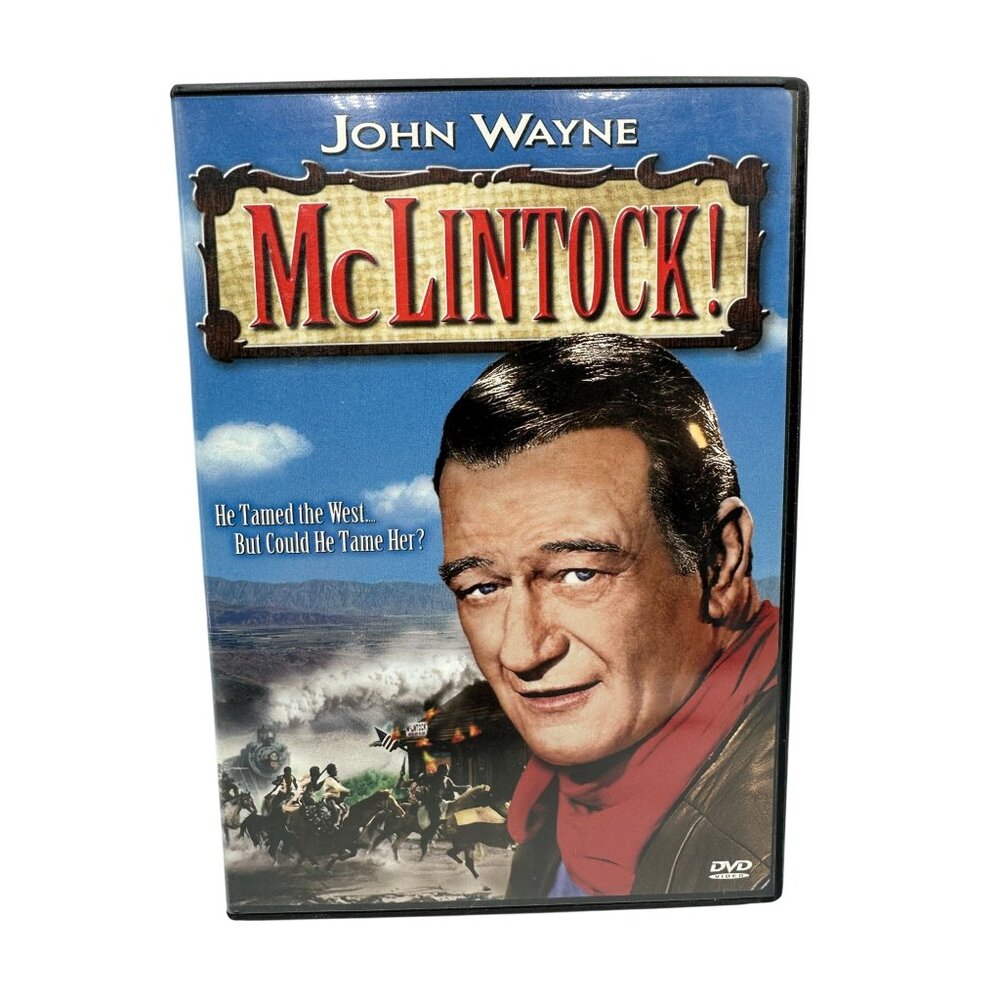 McLintock DVD John Wayne 1998 Western Comedy Full Frame GoodTimes Mono English